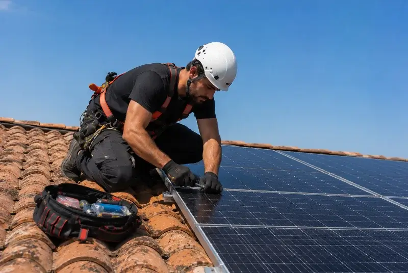 Maintenance et monitoring de panneaux solaires à Availles-Thouarsais